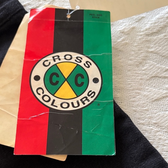 BNWT VINTAGE women’s Black Jeans by Cross Colours - Picture 6 of 15